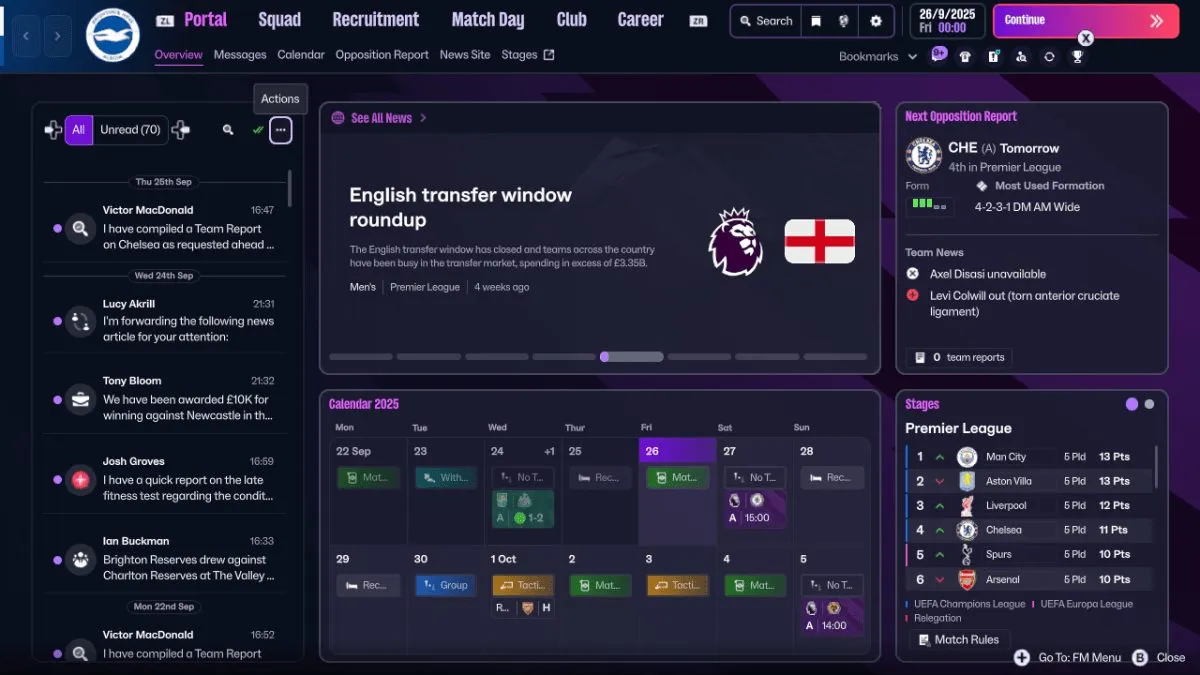 Football Manager 26 Screenshot 1